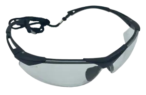 Eye-Line Clear Safety Glasses with Lanyard